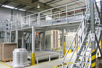 Delus 1000 depalletiser system