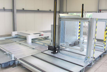 Robot palletising cell