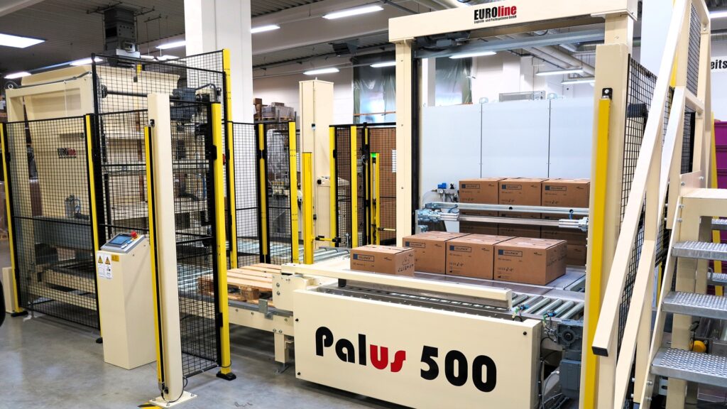 Roter Lagenpalettierer Palus 500 von EUROline